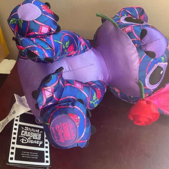DISNEY  PARKS   STITCH CRASHES   SERIES  ‘’BEAUTY and the BEAST ‘’ PLUSH  #1 - Picture 3 of 8